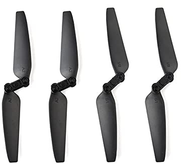 BALTDJL Propeller Requisiten Bla des Set 4 Stück kompatibel mit Eachine E520 E520S RC Drone Quadcopter Ersatzteile Schnellspanner faltbar Ersatzklingen