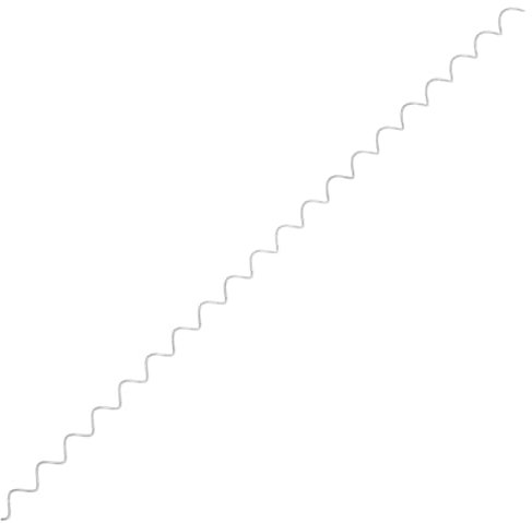 Lot de 24 Spirales de Gabion, Connecteur Spirale pour Gabion Accessoires de Gabion Spirales de gabion 24 pcs Acier galvanisé 100 cm
