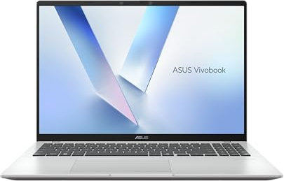 ASUS Vivobook 16 X1607QA Laptop | Copilot+ PC | 16 WUXGA IPS Display | Snapdragon X X1-26-100 | 16GB RAM | 512GB SSD | QC Adreno GPU | Win11 Home | QWERTZ | Cool Silver