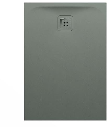 LAUFEN Pro Duschwanne, 1000x700x33mm, superflach, H2169570790001, Farbe: Betongrau Matt