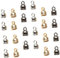 Gadpiparty 150Stücke Glockenperlen Mit Großem Gemischte Farben Für DIY Armbänder Halsketten Und Schlüsselanhänger Langlebige Kunststoff Abstandsperlen
