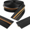 Garage Door Seal Bottom Rubber Weather Stripping Universal Garage Door Threshold Seal Strip Heavy Duty Rubber Draught Excluder Floor Threshold (90mm×12mm×3m, Black)