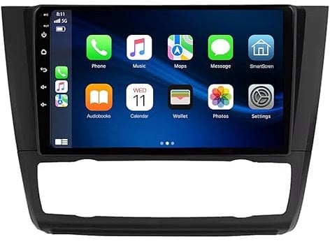 ADDUE Autoradio Kabelloses Auto für BMW 1 Series E81 E82 E87 E88 2004-2012 Android 14 Radio mit Navi 9 Zoll Touchscreen Bluetooth HiFi GPS Navigation WiFi FM RDS Radio Stereo,Rückfahrkamera
