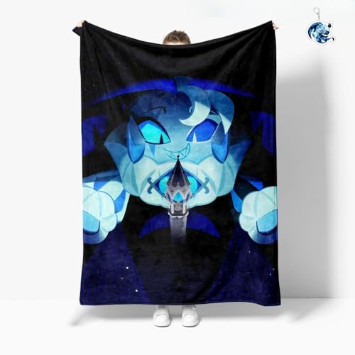 Anime Mil-Decke mit Schlüsselanhänger, weiche Überwurfdecke, ganzjährig, warm, leicht, gemütlich, Plüschdecken für Zuhause, Schlafzimmer, Sofa, Stuhl, Reisen (C,127 x 152,4 cm)