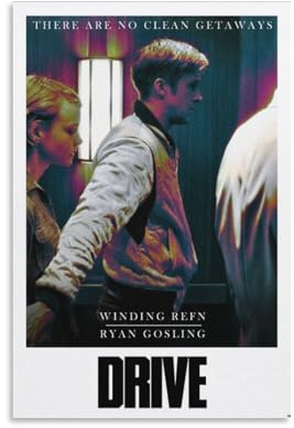 Drive-Filmposter – Ryan Gosling in einem stilvollen Neo-Noir-Thriller von Autos und Kriminalität (24) Druck, Fotokunst, Malerei, Leinwand, Poster, Zuhause, moderne Dekoration, Poster, 50 x 75 cm