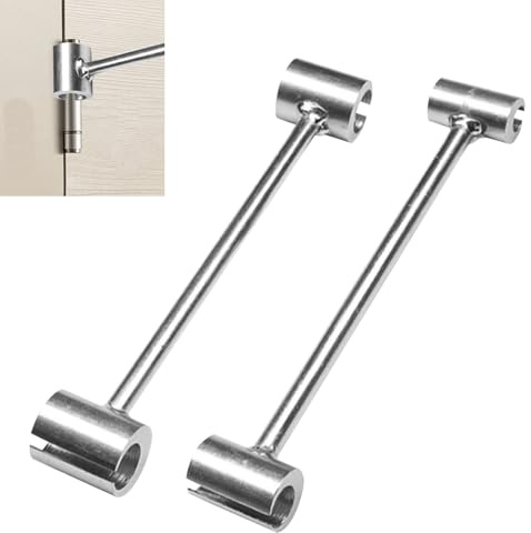 Inscrip Hinge Adjustment Tool, 2Pcs/Set Door Hinge Repair Spanner, 8-19mm & 19-25mm Door-Hinge Adjuster Wrench, Hinge Bender, Hinges Adjustment Wrench Tool for Fire Clean Room Security Door