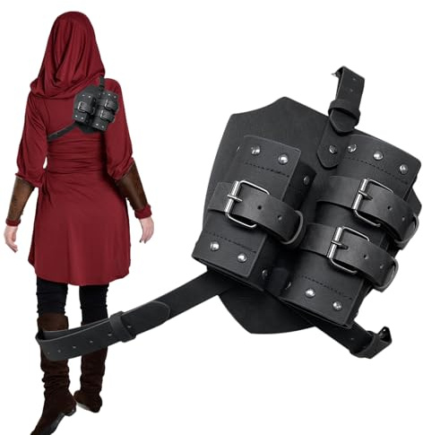 Messer Schulterholster | Messer Froschhalter Messerscheide | Verstellbarer | Brustholster für den täglichen Gebrauch, Spielpartys, Rock-Events und Cosplay