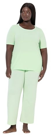 Ulla Popken Damen Pyjama