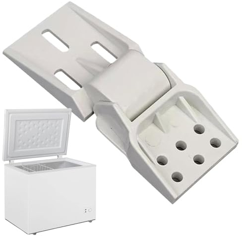 Freezer Hinge Replacement Balanced Heavy Duty Door Lid Replacement Hardware | Universal Chest Freezer for Home Kitchen, Door Hinge Replacement Part, Balanced Design Universal Fit, Appliance Repair