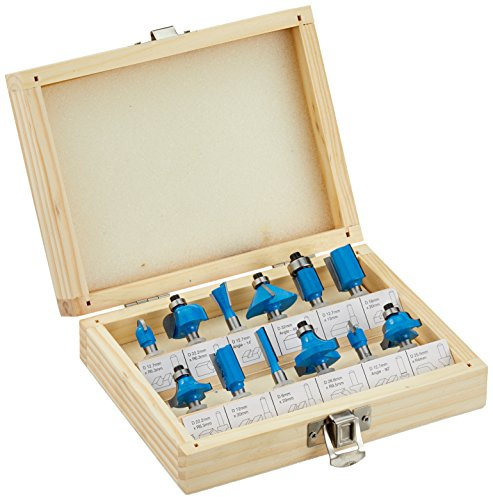 Silverline - 792084 - Coffret de 12 - Fraises à Défoncer Carbure de Tungstène