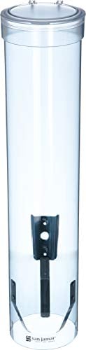 San Jamar C3165TBL Distributeur de gobelets à eau, distribution par le dessous, modèle moyen, Bleu Ciel (Pack de 24)