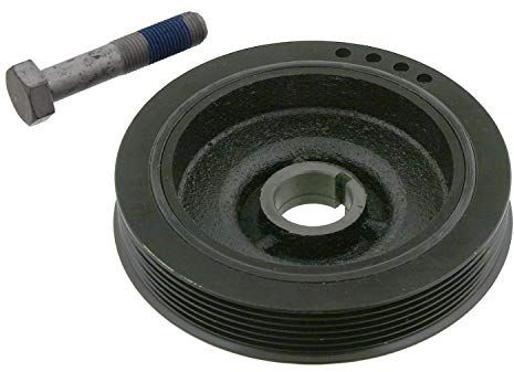 febi bilstein 33785 Riemenscheibe (entkoppelt) für Kurbelwelle, mit Schraube, 1 Stück