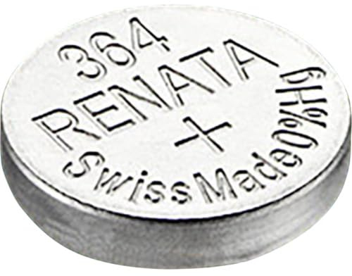 Pile bouton 364 oxyde d'argent 1.55 V 19 mAh Renata 364.CU MF