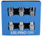 US PRO Tools 6pc 3/8'' dr 10mm + 13mm 6pt Shallow Socket Set, Sockets 3380