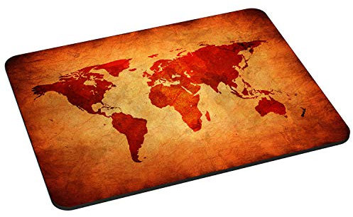 Pedea 67007026 Tapis de souris avec Motif Brown Global Map