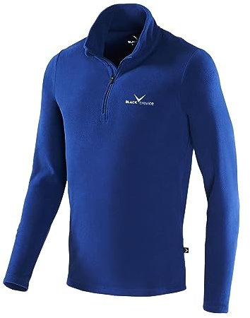 Black Crevice Herren Fleece Skirolli, blau/silber, 4XL