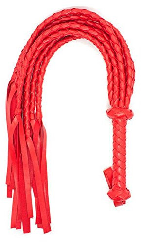 Frsta frustino a 8 code rossa sex toy bondage, fustigatore dildo sadomaso per pratiche bdsm e giochi bondage