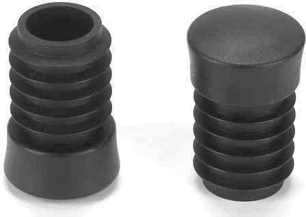 OL 4 St. Gleiter/Stopfen mit konischem Kopf, für Rundrohre mit Wandstärke 1,5-2,5 mm / 25mm