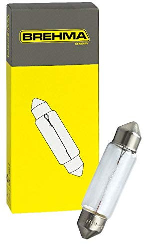 10x BREHMA C21W Soffitte 21W 12V SV8.5-8 43mm 15x43mm E-Prüfzeichen