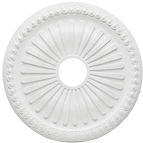 77752 50, 8 cm Médaillon de plafond à finition en Blanc