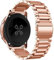 KOMI 22mm Bracelet compatible avec Samsung Galaxy Watch 3 45 mm/Gear S3 Frontier/Classic/Galaxy Watch 46 mm, bracelet de rechange en acier inoxydable pour homme et femme (Rose Gold)