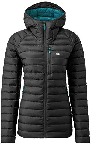 Rab Microlight Alpine Long Jacke Damen schwarz