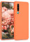 kwmobile Hülle kompatibel mit Huawei P30 Hülle - weiches TPU Silikon Case - Cover geeignet für kabelloses Laden - Fruity Orange