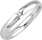GIORO Tiala Damen Ring Verlobungsring Antragsring 925 Silber *handgefasster Zirkonia Stein* Weißgold Platin Optik mit Gravur (62 (19.7))