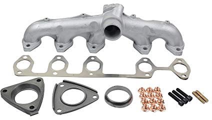 Flynsu Collecteur d'échappement compatible avec 2.5 R5 TDI BNZ BPC BPE BPD 2003-2010 070253031F 070 253 031 F