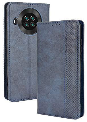 BellaCase Cubot Note 20/Note 20 Pro Coque [Étui Portefeuille] [Fonction Support] [Slots pour Cartes] [Couverture à Rabat Magnétique] Compatible avec Le Smartphone Cubot Note 20/Note 20 Pro(Bleu)