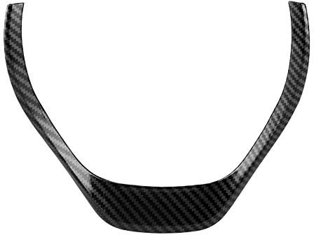 Rivestimento del Volante, Rivestimento del Rivestimento del Volante Parti Interne Modificate per Auto Adatto per Serie 3 Serie 4 F30 F31 F34 F32(Nero lucido)