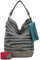 Fritzi aus Preussen Damen Izzy07 Canvas Hobo-Tasche, Zebra Wild