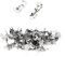 100 Piezas de Metal Plateado Sin Orejas Perforadas Clip de Pendiente DIY Pendiente Accesorios de Fabricación de Joyas Piezas de Repuesto Bandeja Trasera Plana Redonda Clips de Pendiente