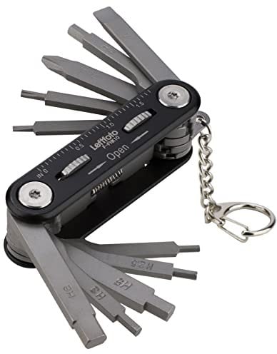 Leftfoto 10pcs Folding Hex Key Wrench Set With Phillips and Flathead Screwdriver, Star Key, Metric Arm Set, Portable Repair Tool