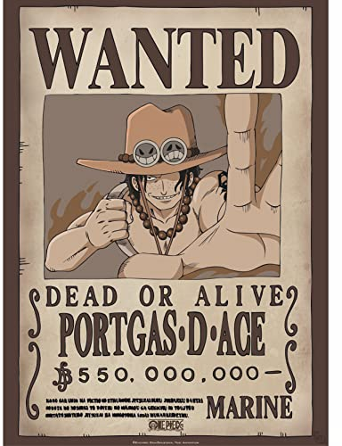 ABYstyle GBEye ONE PIECE - Poster Wanted Ace (52 x 38 cm)