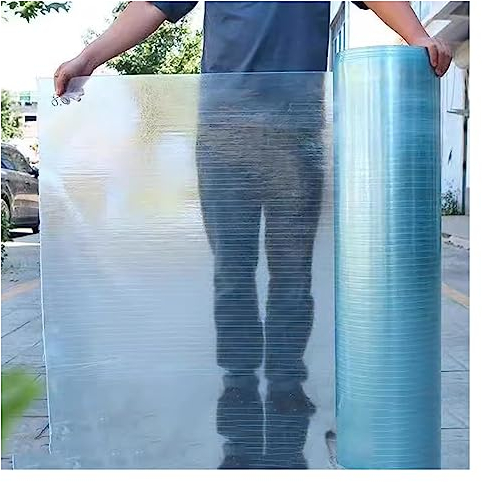 XILYZMO Panel De Policarbonato, Plástico Ondulado Chapa para Tejados, Ventana Jardín Toldo Cubiertas, Resistencia Al Impacto 0,8 Mm Paneles Aislantes(1x3m)