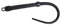 YICHI Gummipeitsche, Reitgerte, Reiten, Springschläger, 58,4 cm, Schwarz / Weiß / Braun (Schwarz)