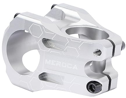 BBTISG 31,8mm MTB Vorbau, Silber 35 mm Fahrrad Vorbau Fahrradlenker CNC Aluminiumlegierung Fahrrad Lenker Vorbau für die meisten Rennrad Vorbau für Rennrad, Mountainbike, MTB, BMX, Radfahren