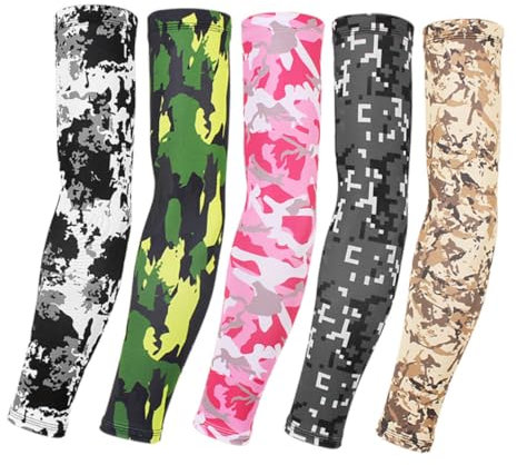 BESPORTBLE Sun for Sports Armstulpen Ice Filament Camouflage Handschuhe Fingerloser Armschutz Für Outdoor-aktivitäten
