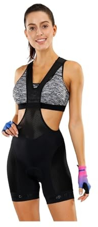 AOEGBY Radsport TräGerhose Damen Radsport-Trägerhose Pro Damen Radlerhose kurz Sommer Fahrrad-Bib-Shorts(Size:2XL)
