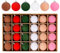 Homewit 24 palline per albero di Natale, 6 cm, in plastica, colore verde, rosso, marrone, bianco, rosa, velluto, per la decorazione dell'albero di Natale