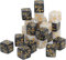 YALiya 24 Pezzi Contatori di Dadi, Dadi Magic, dadi da Gioco, Contatore Compatibile con MTG, CCG, per Giochi di Carte e Segnalini Gioco da Tavolo(Nero, Bianco)