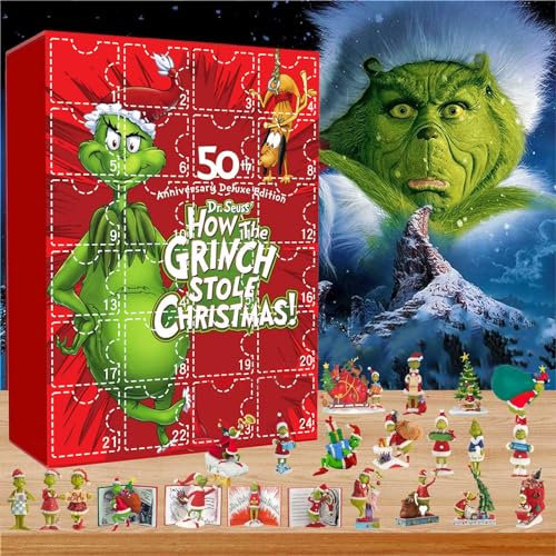2024 Christmas Advent Calendar Contains 24 Gifts, Christmas Cute Figures Doll Advent Calendar, Christmas Countdown Calendar with Surprise Toys, Christmas Collec