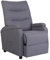 Mingone Fernsehsessel TV Sessel Relaxsessel mit liegefunktion Aufstehhilfe ohne Strom Modern Schmal Liegesessel Ruhesessel Leinen Grau für Wohnzimmer Schlafzimmer bis 150kg, 70x94x104cm