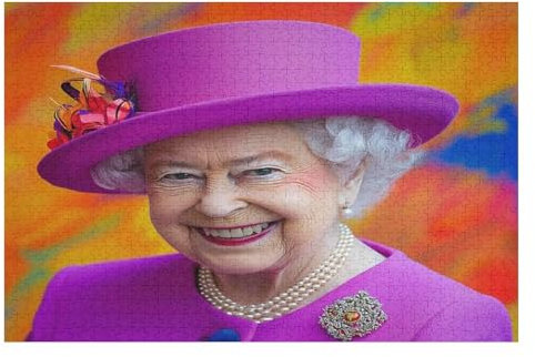 1000-teiliges Kunstpuzzle Für Erwachsene Mit Schwieriger Herausforderung Queen Elizabeth 2 Puzzle 1000 PCS