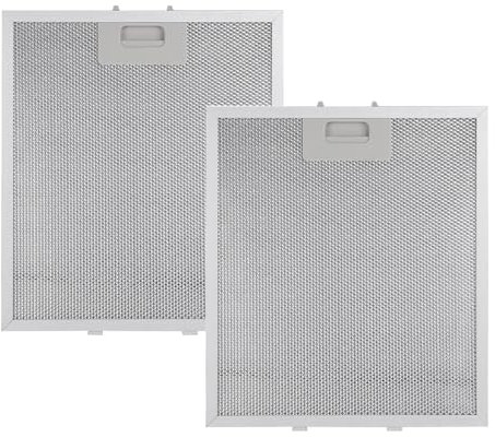 Filtro de campana extractora de 5 capas, filtro de ventilador extractor de malla de aluminio de 320 x 260 mm, filtros de campana extractora de metal, 2 unidades