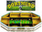 Fußball Snackstadion -Teamfarbe und Verein wählbar - Fussball Stadion zum befüllen passend für deinen Spieltag/Party und Event. Lebensmittelecht und wiederverwendbar (Dortmund)