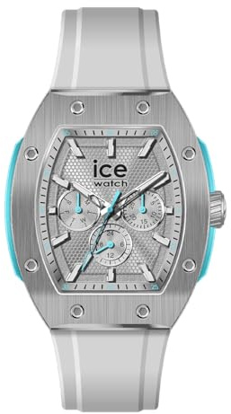 ICE-WATCH - Ice boliday Prestige Polar Blue - Montre Blanche Pour Homme Avec Bracelet en Silicone - 024739 (Large)