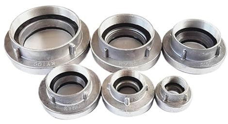 Générique Raccord femelle for tuyau, tête de raccordement 1,5 2 2,5 3 4 1 po, adaptateur de capuchon, raccord en aluminium, raccords de pompe à eau durables(3in Female)