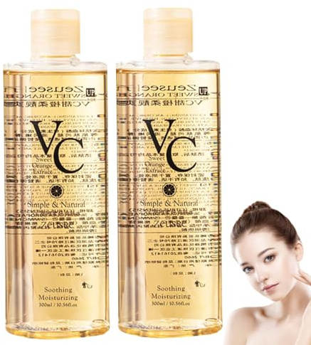 VC Toner, Refreshing Hydrating Rejuvenating Wet Compress Moisturizing Water Lotion, Korean VC Toners Contains VC Ingredients, Deeply Hydrate and Enhance Skin Elasticity, Korean Skin Care (2)